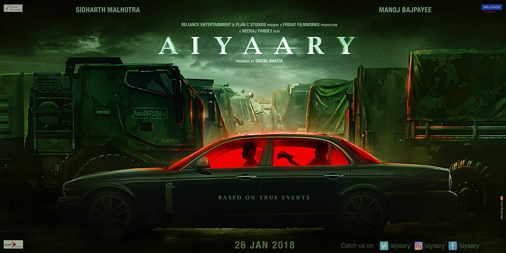 مشاهدة فيلم Aiyaary (2018) مترجم HD اون لاين